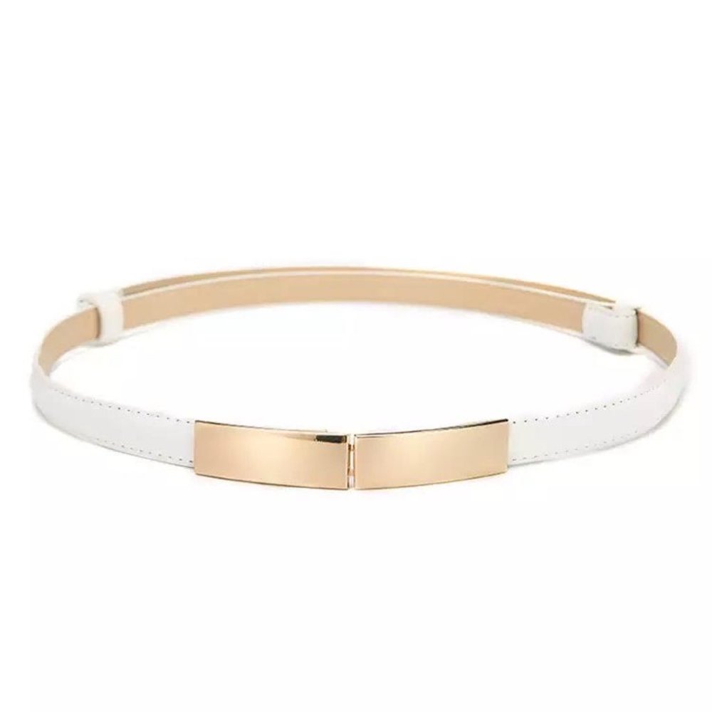 [New] Adjustable Strap Length Fashion Women's Versatile PU Leather Skinny Belt - Picture 7 of 12